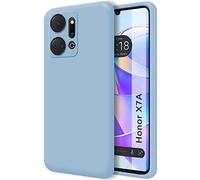Silicone Liquid Ultra Soft Case for Huawei Honor X7a Blue