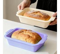 Silicone Loaf Tin with Frame: 24x13cm Nonstick Banana Bread Tin for Baking - BPA-Free Loaf Pan Oven & Freezer Safe - Silicone Bread Mould for Making Sourdough & Meatloaf - for Bakers & Baking Lovers