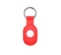 Silicone Locator Protective Case for Xiaomi Tag Drop-Proof and Dust-Proof Sleeve for Smart Tracker Luggage Keys Backpack (Red)