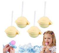 Silicone Lollipop Ice Cream Maker Molds, 2026 New Reusable Large Lollipop-Shaped Ice Mold, Homemade Popsicle Molds, Colorful DIY IcePop Maker for Summer Parties, Juice Frozen-Yogurt Treats