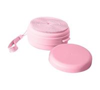 Silicone Loofah Body Scrubber - 2 in 1 Soap Dispenser Gentle Massage | Silicone Bath Scrubber | for Sensitive and All Skin Types Women Men Adults Kids Hotel Bathroom Travel Bathing