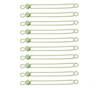 Silicone Loop Organizer for Managing Tangle-Prone Cords Such as Earbud Wires Charging Leads and Extension Cords (Green-108mm)