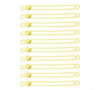 Silicone Loop Organizer for Managing Tangle-Prone Cords Such as Earbud Wires Charging Leads and Extension Cords (Yellow-108mm)