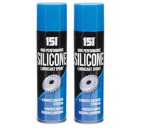Silicone Lubricant Spray 400ml - Rubber Plastic Hinges Locks Tools Multipurpose Fast Drying High Performance Treadmill Zip Bike Lubricant - Reduces Friction Long Lasting Moisture Protection 200ml x2