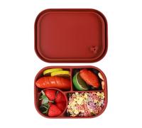 Silicone Lunch Box - Microwavable Lunch Box, Silicone bentoo Box, Sealed Lunch Box | Fresh-Keeping Food Storage Box, Reusable Food Storage Container with 4 Compartment, Salad Lunch Box for Lunch Snack