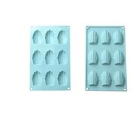 Silicone Madeleine Cookie Pan, 1Pc, 9-Cavity, Advanced Nonstick Baking Tool