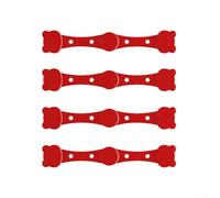Silicone Magnet Clips for Heat Resistant Silicone Magnet Clips(red) | Prevents paper lifting, fire-safe design, fits standard liners, easy for snap-on use, keeps food cooking evenly