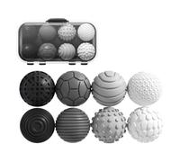 Silicone Magnetic Balls Fidget for Adults & Teens, 8 Pcs Stress Relief Sensory Fidgets for Autism ADHD Anxiety, Fun Gadgets, Office Desk Gifts for Women Men Teenager (D1)