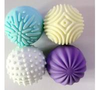 Silicone Magnetic Balls Fidget Toys for Adults & Teens,4PCS Stress Relief Sensory Toys for Autism ADHD Anxiety,Fun Textures Gadgets,Office Desk Toy,Gifts for teenagers (Macaron colors)