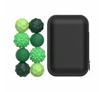 Silicone Magnetic Sensory Toys Set with Storage Case, Stress Relief and Focus Fidget Balls, Toy for Calm Restless Hands Anxious Mind (Green)
