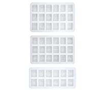 Silicone Mahjong Mold Kit - Epoxy Chinese Tile Casting Mold, Reusable Craft Form Tool, Traditional Game Piece Maker | Mahjong Shape Molds for Resin Epoxy Candle Soap Making Creative Use