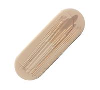 Silicone Make-Up Brush Bag, Portable Make-Up Bag, Cosmetic Face Brush Holder, Organiser of Make-Up Tools, Silicone Make-Up Brush Case, Make Up Brush Bag for Re, khaki, see description, See description