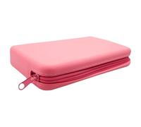 Silicone Makeup Bag Square Waterproof Travel Cosmetic Case Pink