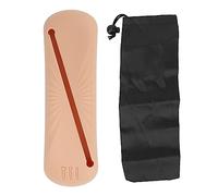 Silicone Makeup Brush Bag Large Capacity Portable Travel Makeup Brush Holder Compact Lightweight Spacious for Makeup Enthusiasts Soft Silicone 8.27 x 2.38 Inches Includes Storage