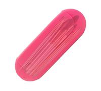 Silicone Makeup Brush Holder - Easy to Access Brush Holder, Elegant Brush Holder | Portable Makeup Organizer for Women Girls, Silicone Makeup Brush Holder with Anti-Fall Out Strap (210x76x28mm)