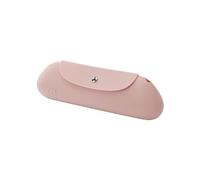 Silicone Makeup Brush Holder, Silicone Makeup Brush Bag | Beauty Tool Organizer with Magnetic Closure | Portable Face Brush Case, Soft Cosmetic Bag for Daily and Work, pink, see description, See
