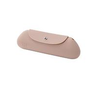 Silicone Makeup Brush Holder, Silicone Makeup Brush Bag | Beauty Tool Organizer with Magnetic Closure | Portable Face Brush Case, Soft Cosmetic Bag for Daily and Work, khaki, Siehe Beschreibung, See