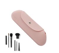 Silicone Makeup Brush Holder, Silicone Makeup Brush Bag, Beauty Tools Organiser with Magnetic Closure, Portable Case for Face Brush, Pouch, Pink, see description, See description