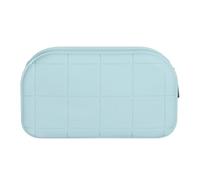 Silicone Makeup Brush Storage Bag, Portable Cosmetic Bag, Dustproof and Moisture-Proof, for Travel/Daily Life, Multi-Colour, blue, Elegant style