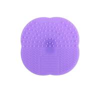 Silicone Makeup Brushes Cleaner Pads Solid Color Cosmetic Brush Cleaner Mat Cosmetic Cleaning Pad Scrubber Brush Cleanin