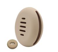 Silicone Makeup Egg Case - Portable Sponge Protector, Open Air Drying Structure, Washable Construction, Space Saving Rounded Form, Secure Closure | Cosmetic Organizer for Travel Home Bathroom Vanity