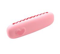 Silicone Makeup Peach - Silicone Makeup Brush for Multi-Purpose Travel Cosmetic Bag - Portable Cosmetic Face Brush Holder with Anti-foul, Custod, Light Pink, Fare riferimento alla descrizione, Please