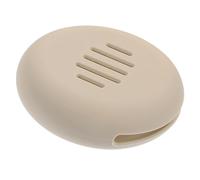 Silicone Makeup Puff Case Beige Travel Holder for Women