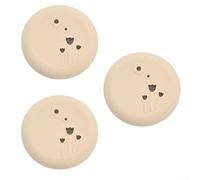 Silicone Makeup Sponge Storage Box Travel Dustproof Case Business Puff Beauty Outdoor Holder for Blender Usage Plus Breathable (Khaki)