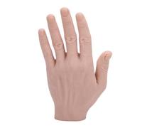 Silicone Male Hand Model,Reusable Simulation Silicone Artificial Hand Model,Bendable Artificial Hand for Festival Props Painting Practice (Left Hand)