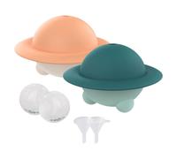 Silicone Marvel: The Egg Poacher with a Twist, Edible Silicone at Its Finest, Drain Egg Boiler for Master Chefs, Double Egg Cups for Breakfast Bliss,