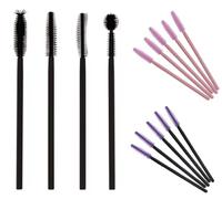 Silicone Mascara Wand Applicators - Four Types Silicone Eyelash Eyebrow Applicators (All Four Styles, 10)