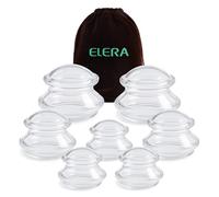 Silicone Massage Cupping Therapy Sets, ELERA Professional Chinese Massage Cups Tools for Joint Pain Relief, Massage Body (7 Cups)