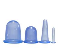 Silicone Massage Cups, Massage Cupping Therapy Sets (4 Piece Set)