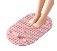 Silicone Massage Mat - 76x46cm Foot Massager Portable Tool Double Sided Mat | Includes Massage Balls with Secure Grip, Fatigue Last