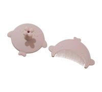 Silicone Massage Shampoo Brush Baby Bath Cradle Caps Brush Comb Scrubber Brushes for Newborns Baby Essential Infant Shampoo Handle