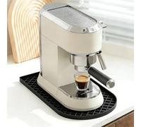 Silicone Mat for Coffee Machine, Multi-Functional Coffee Mat with Raised Edges, Non-slip Heat-resistant 25x40cm, for De'Longhi Dedica Style, for Philips Senseo Original Plus and Ninja Creami etc