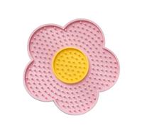Silicone Mat for Sweet Flowers Design for Pets No Slip Feeder for Dogs and Cats | Soothing Escape with Suction Ideal for Snacks, Snacks, Cats