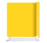 Silicone Mat Large 70 x 50 cm, Silicone Mat for Epoxy Resin, Craft Mat, Silicone Craft Mat, Painting Mat for Children, Multi-Purpose Non-Stick Non-Slip Silicone Underlay, Place Mat (Yellow)