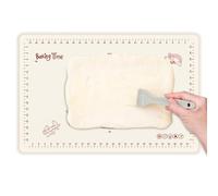 Silicone Mats for Baking - Thick Reusable Pie Pizza Fondant Making Mat - Food Grade Non Stick 23.6x15.8 Inch Pad Dough Rolling Kneading Rolling for Cookie Cakes Home Kitchen Dining Counter
