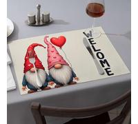 Silicone Mats For Kitchen Counter Welcome To Our Home! Dining Place Mats Western Party Decorations Kitchen And Dining(4PCS)