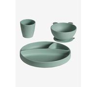 Silicone Mealtime Set set green
