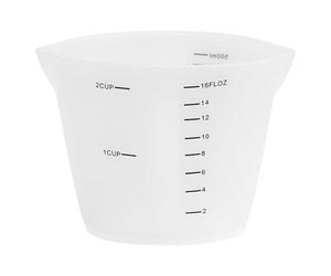 Silicone Melting Cup for Chocolate - Cooking Measuring Cups | Flexible Silicone Cups for Resin, DIY Craft, Jewelry Making, Paint Pouring, Candy, Baking, and Chocolate Melting | Non-Stick, Heat