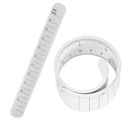Silicone Memo Wrist Band Memo Scratch Pads Silicone Reminder Bracelet Write Memo Measure Ruler Waterproof Reusable Slap Bracelets Writable Erasable Wearable LineBlock Wristbands For Daily Life