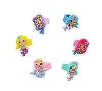 Silicone Mermaid Rings Set 10pcs Pretend Play Dress Up Rings for Kids and Little Girls Baby Shower Party Birthday Decoration