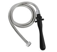 Silicone Metal Bullet Hollow Douche for Men and Women Anal Plug Anal Douche Enema with Stainless Steel Water Pipe Adult Sex Toys