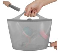 Silicone Microwave Steam Sterilizer Bags, 2.5L Reusable Silicone Steam Bags for Home and Travel, Portable Sterilizing Storage Bag for Baby Bottles, Nipples, Breast Pump Parts and Teething Toy(2.5L)
