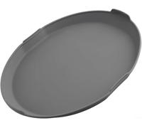 Silicone Microwave Steamer Tray For Vegetables Dumplings Buns Even Heat Distribution Kitchen Accessory Grey 29x21.5cm