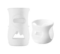 Silicone Milk Covers, Food Grade Glass Milk Sleeve with Heat Resistant Design, Insulation Wrap for All Round Protection, Durable and Safe Feeding Accessory