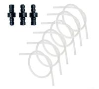 Silicone Milk Hose Replacement Kit, 6-Pack 38cm Tubes with 3 Connectors for For Impressa E60 E8 F50 S8 Z8 and For Ena 3 8 9 Coffee Machines