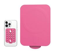 Silicone Mobile Phone Holder - Mobile Phone Holder Made of Silicone - Portable Magnetic Phone Grip for Door Window Mirror Outdoor Video Blogging Travel Bathroom Selfie